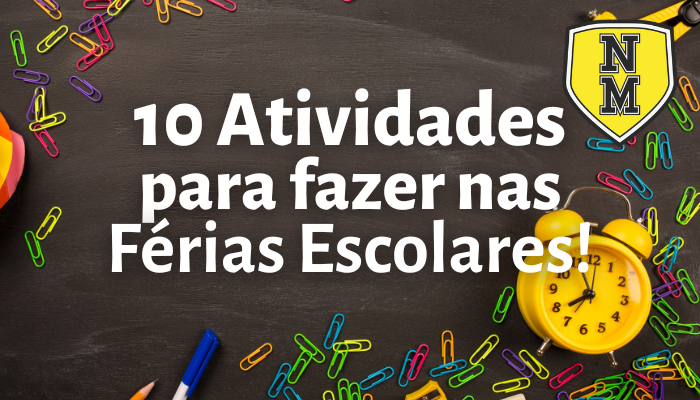 Férias Escolares - 10 Atividades - Capa - Colégio Nova Meta