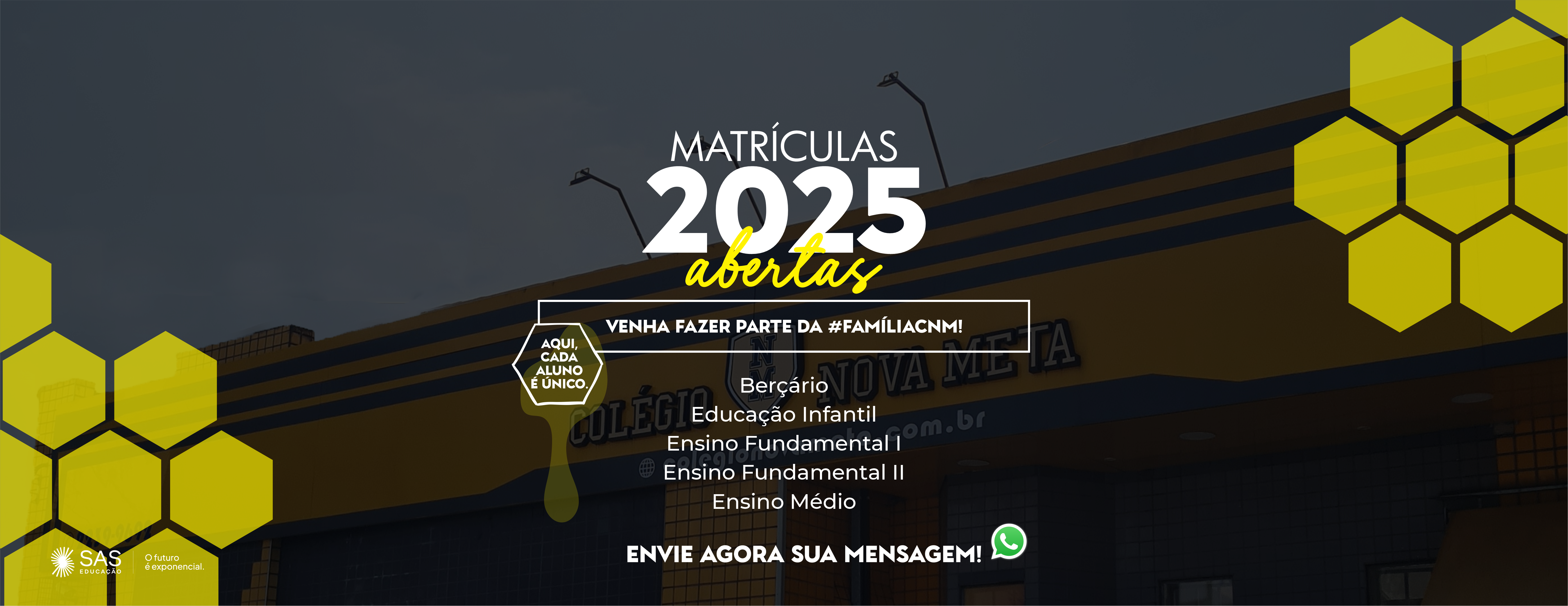 Matrículas 2025 - Colégio Nova Meta